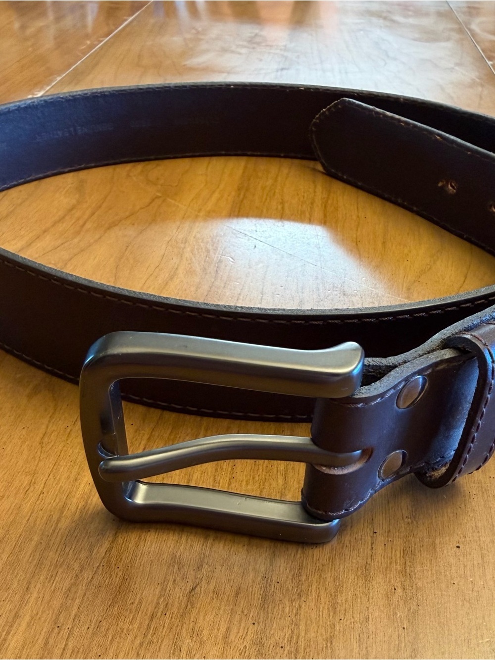 Brown Genuine Leather Belt